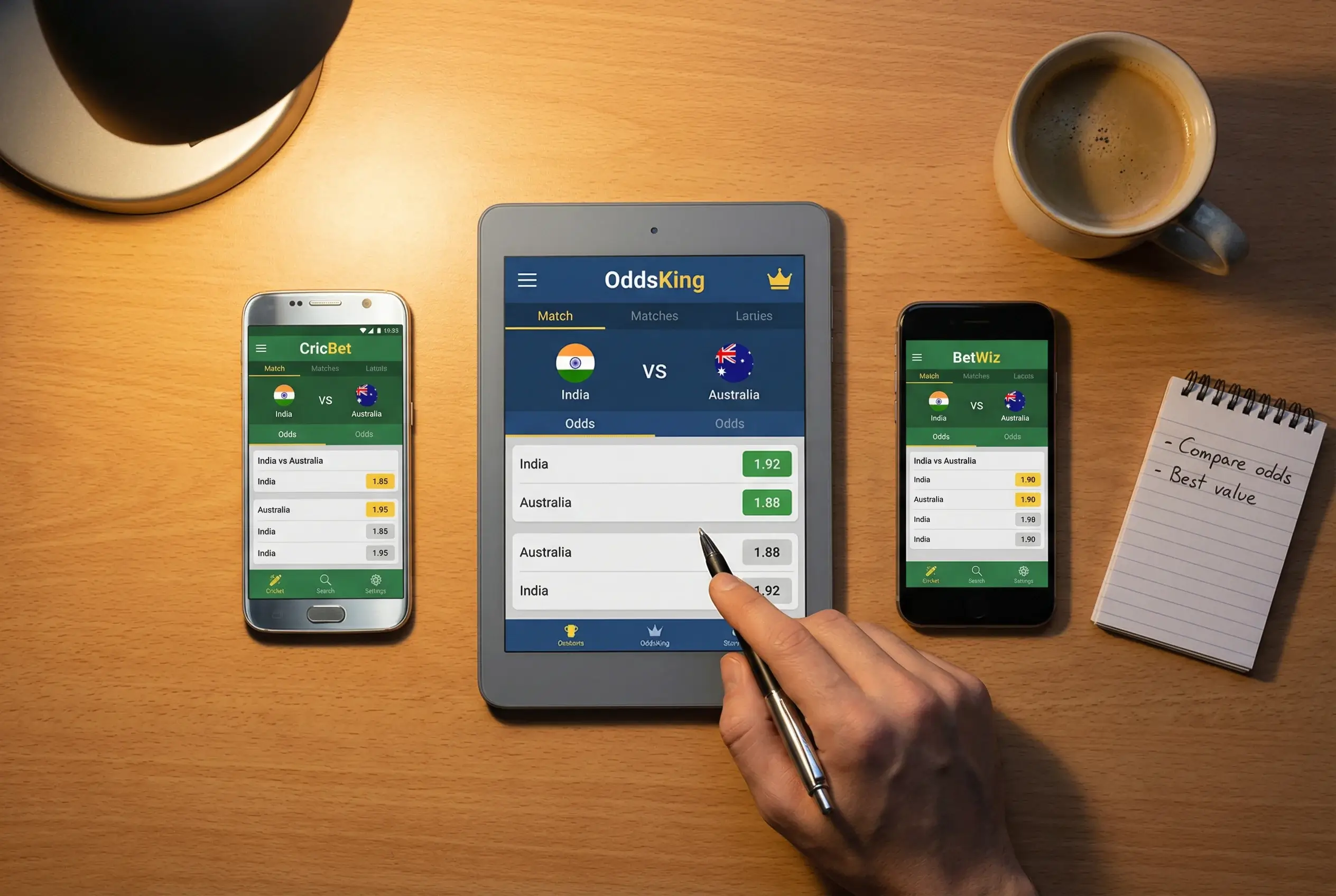 Bookmakers vergelijken voor cricket
