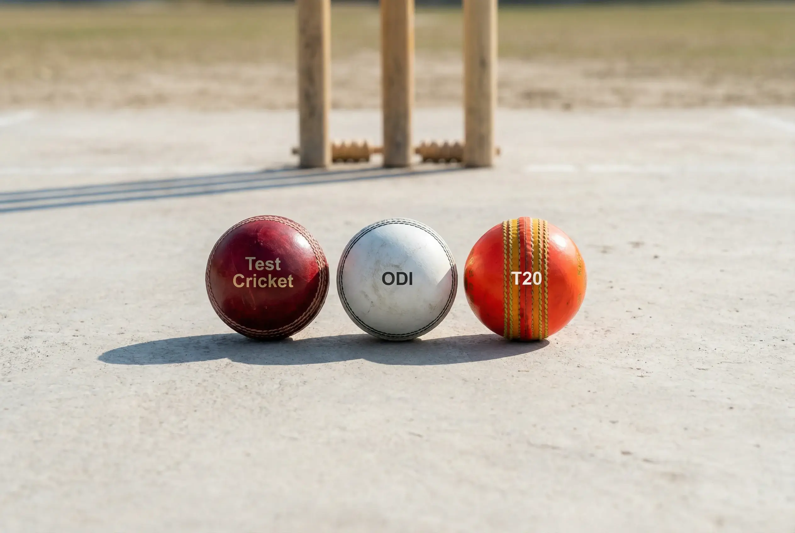 Cricket formats vergelijken – Test, ODI en T20 cricketwedstrijden op het veld