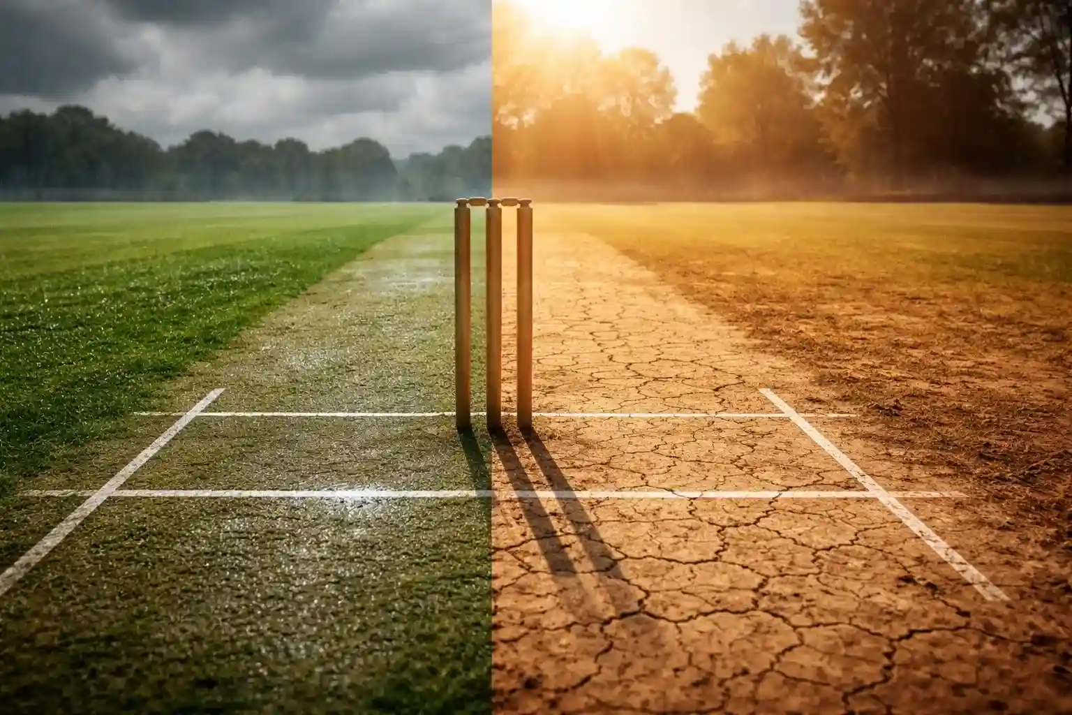 Pitch en weer invloed op cricket weddenschappen