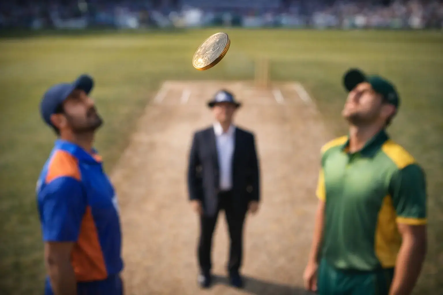 Toss weddenschap bij cricket